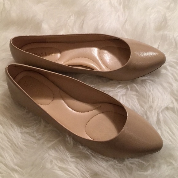 Kelly & Katie Shoes - Nude pointed Kelly & Katie Flats